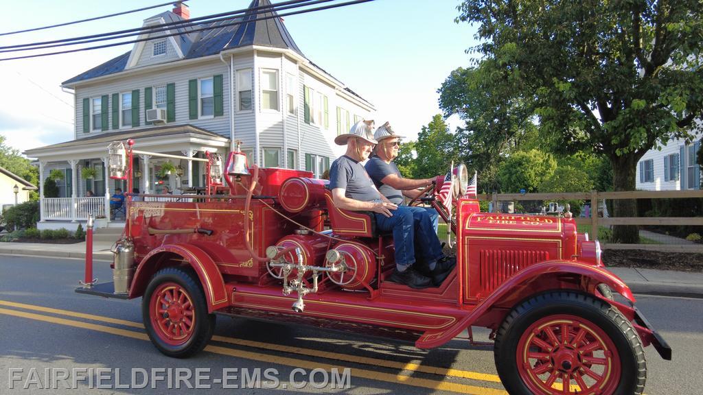 Company 2 participates in Thurmont's Fireman's Carnival Parade